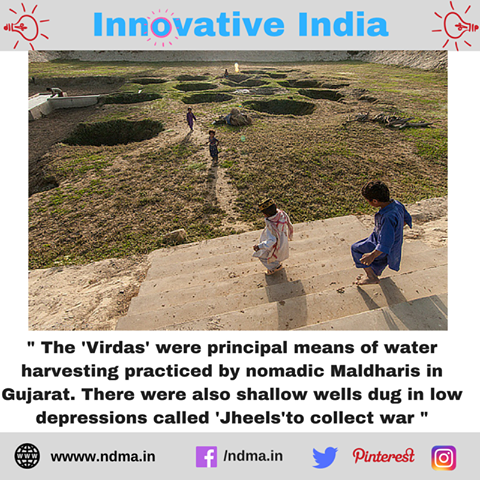 The ‘Virdas’ were principal means of water-harvesting practised by nomadic Maldharis in Gujarat